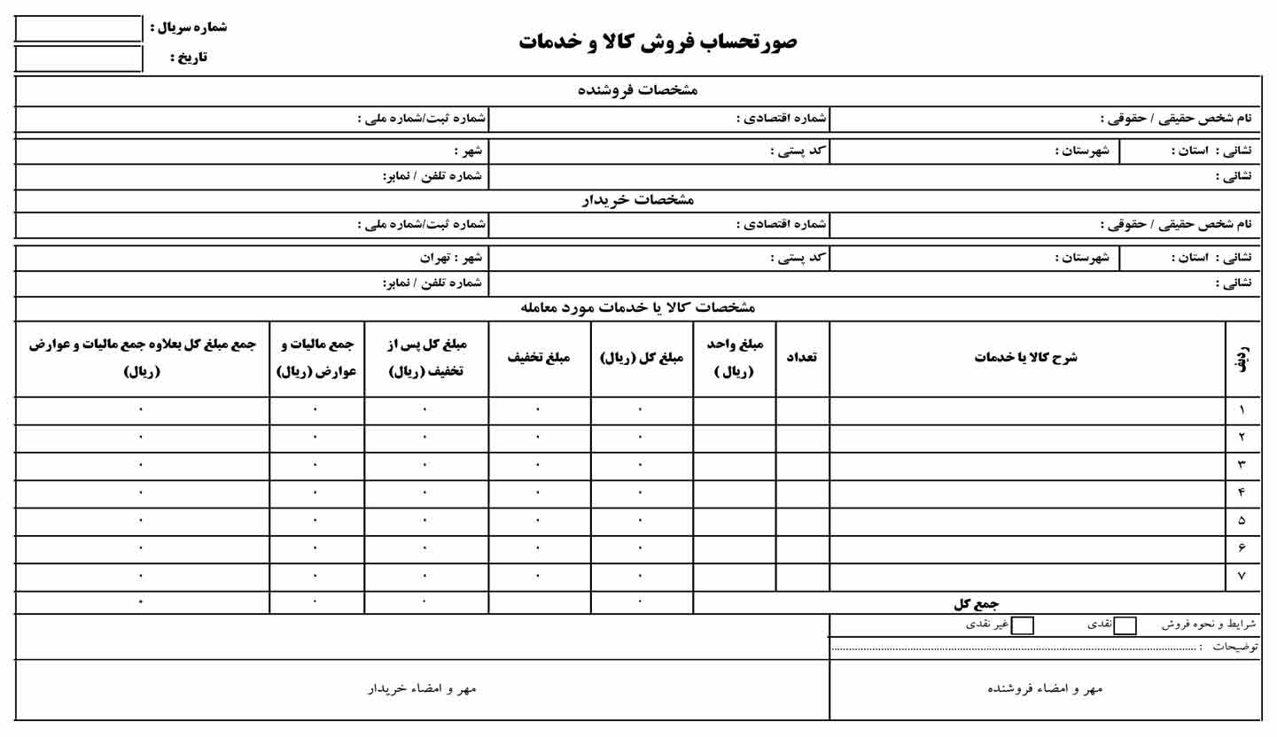  فاکتور رسمی چیست؟