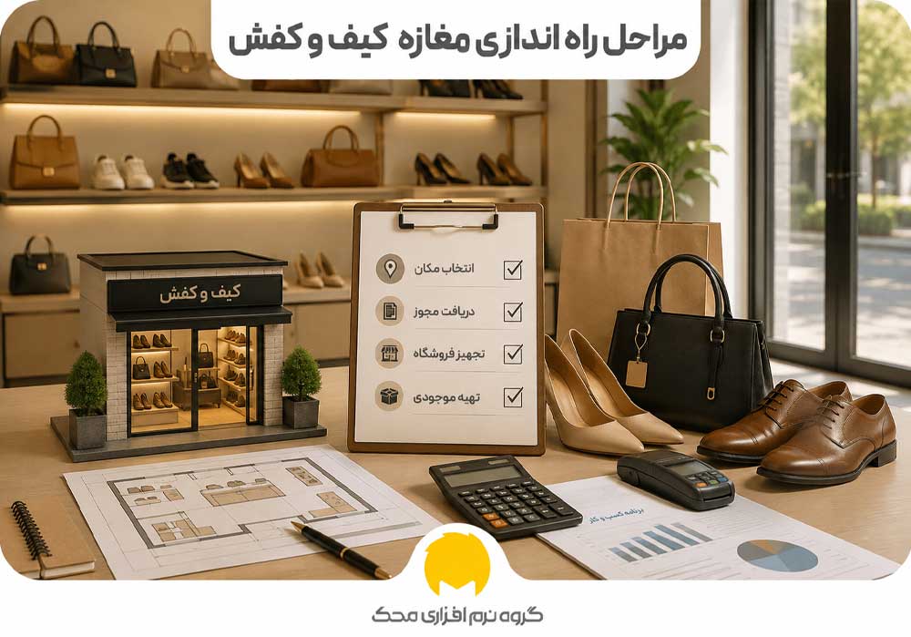 مراحل راه اندازی مغازه کیف و کفش