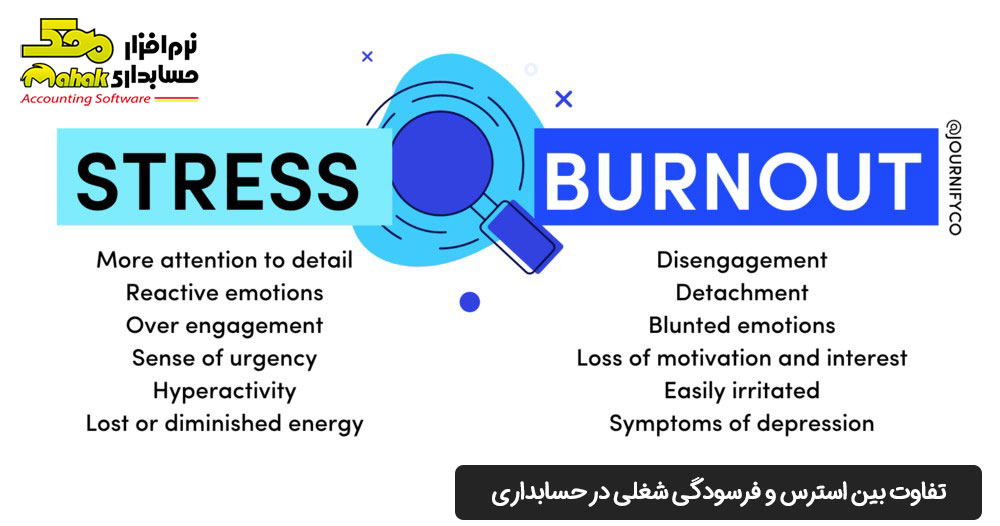 تفاوت بین استرس و فرسودگی شغلی در حسابداری