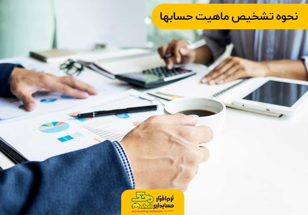 ماهیت حسابها در حسابداری و نحوه تشخیص آنها