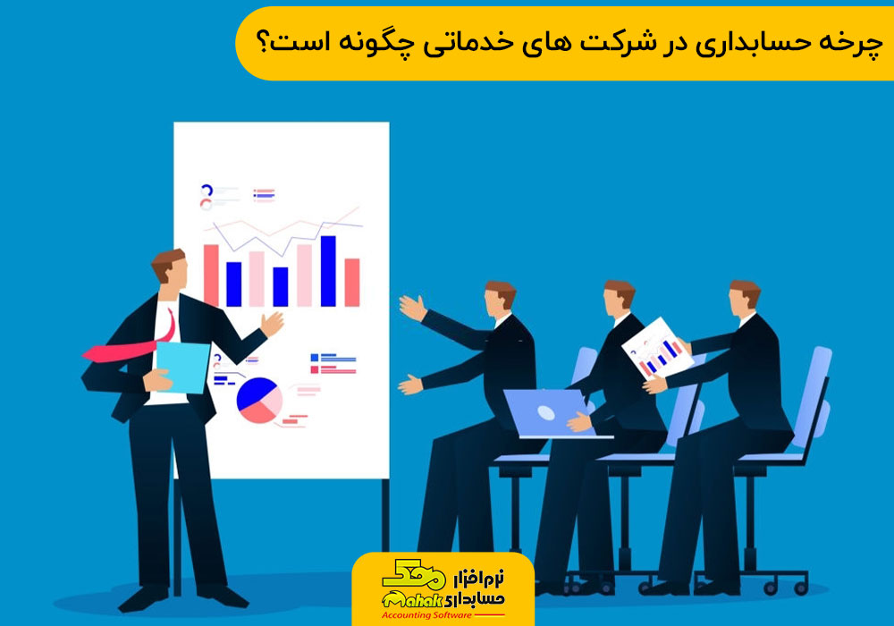 چرخه حسابداری در شرکت های خدماتی چگونه است؟