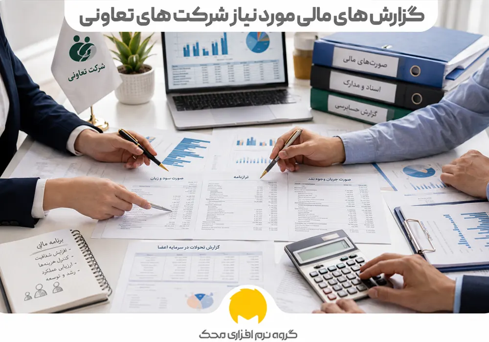 گزارش مالی شرکتهای تعاونی