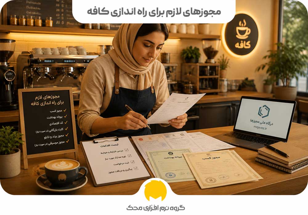 مجوزهای لازم برای راه اندازی کافه