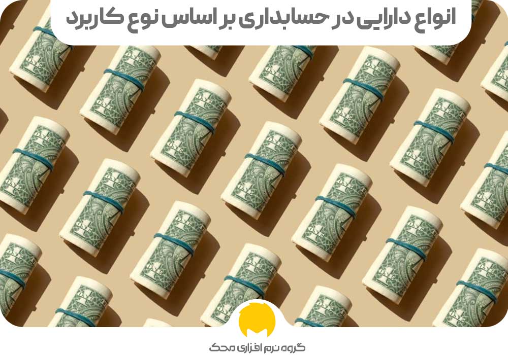 انواع دارایی در حسابداری بر اساس نوع کاربرد