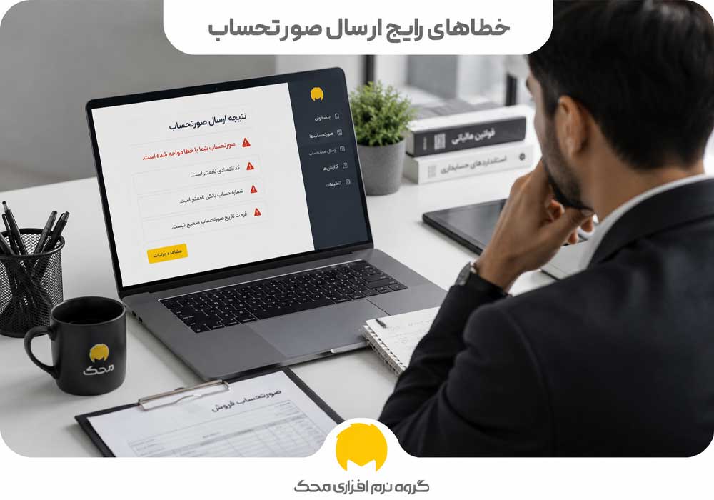 خطاهای رایج ارسال صورت حساب