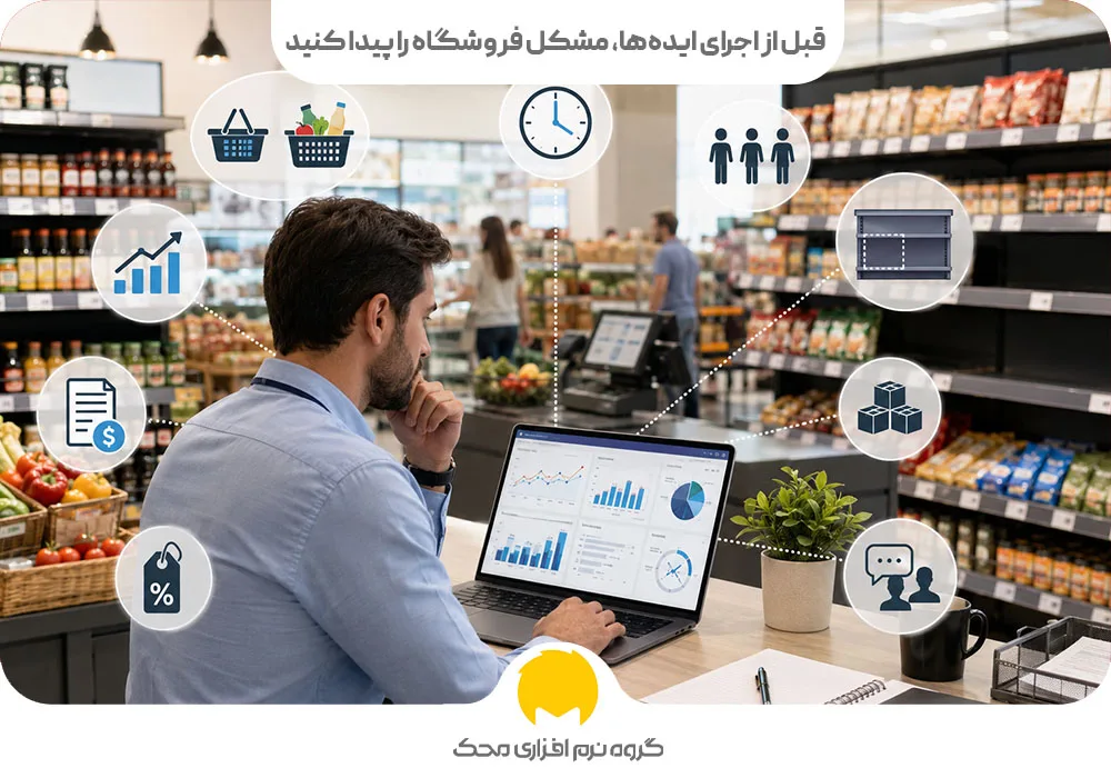 قبل از اجرای ایدهها، مشکل فروشگاه را پیدا کنید