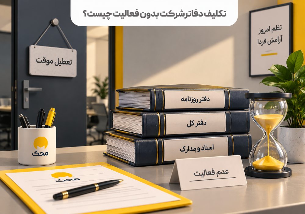 تکلیف دفاتر شرکت بدون فعالیت چیست؟