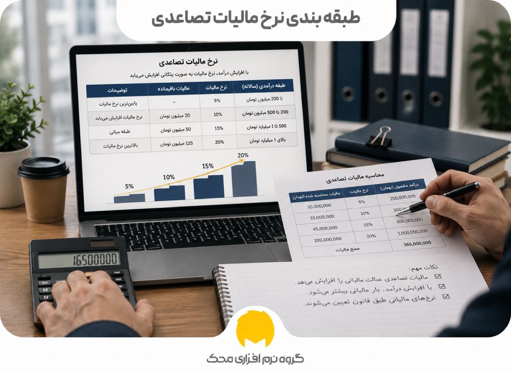 طبقه بندی نرخ مالیات تصاعدی