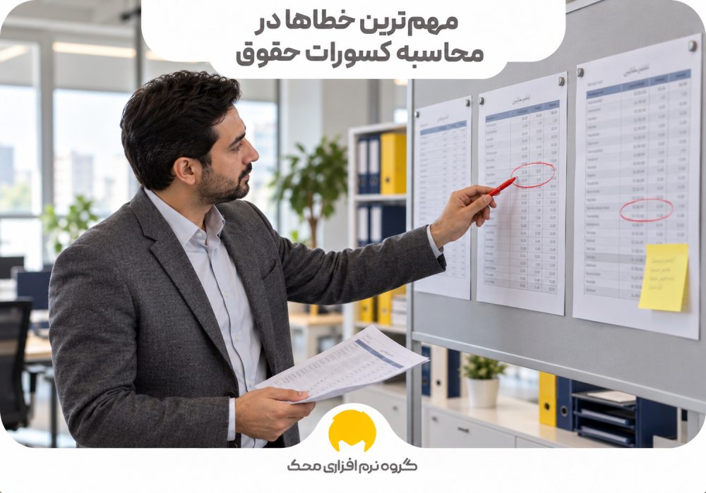مهمترین خطاها در محاسبه کسورات حقوق