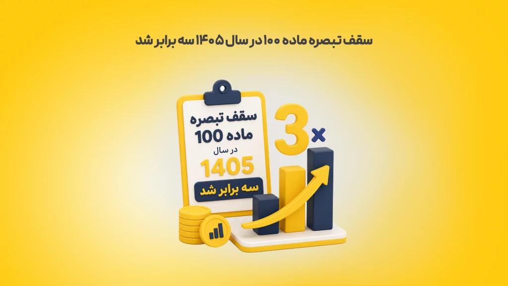 سقف-تبصره-ماده-۱۰۰-در-سال-۱۴۰۵-سه-برابر-شد