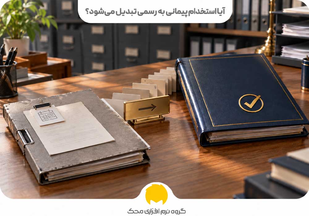 آیا استخدام پیمانی به رسمی تبدیل میشود؟