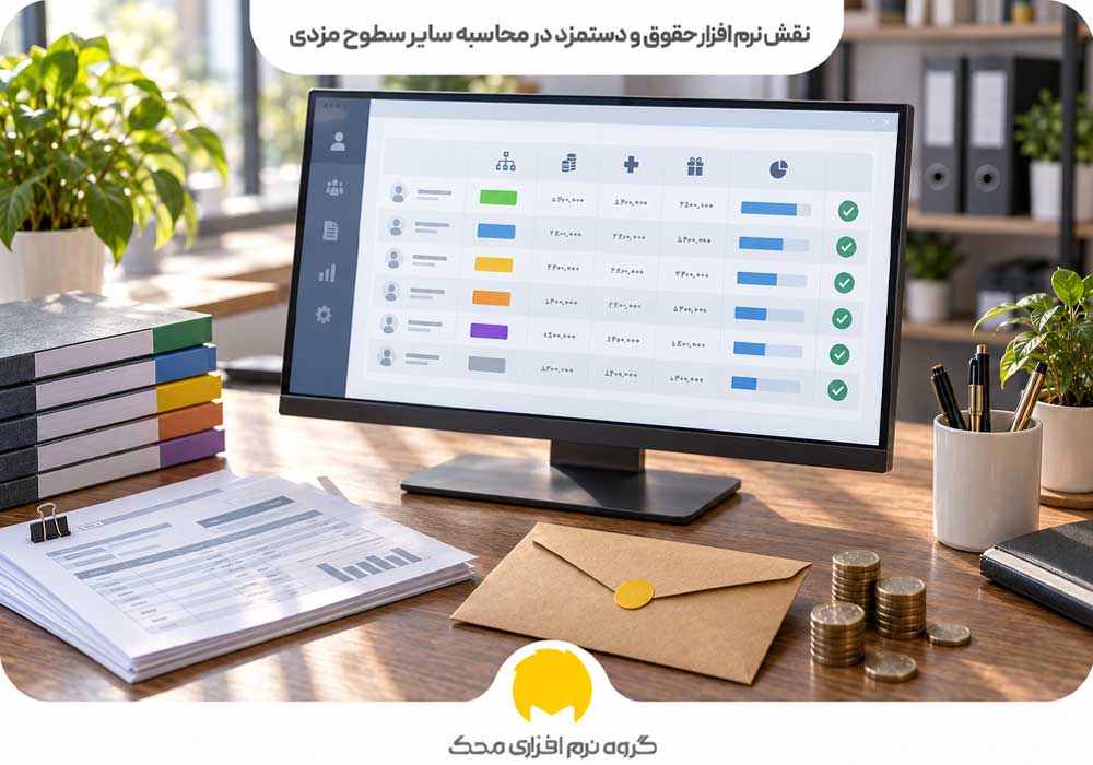 نقش نرم افزار حقوق و دستمزد در محاسبه سایر سطوح مزدی