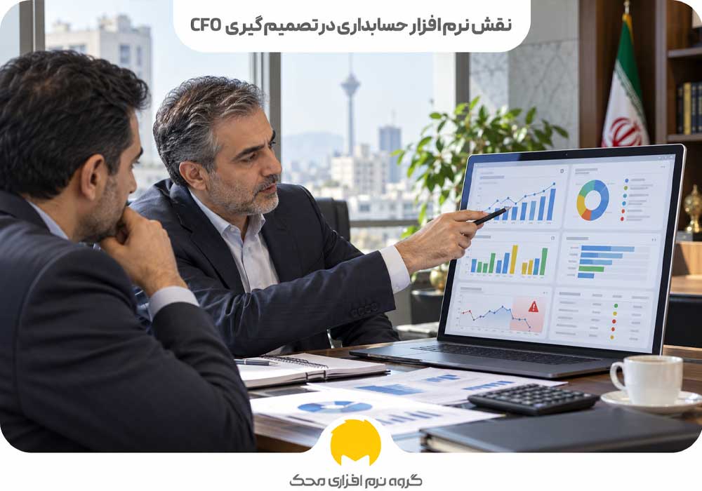 نقش نرم افزار حسابداری در تصمیمگیری CFO