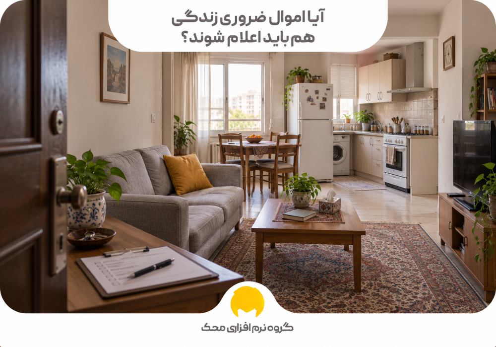 آیا اموال ضروری زندگی هم باید اعلام شوند؟