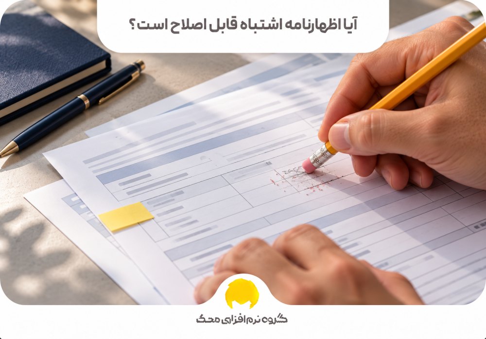 آیا اظهارنامه اشتباه قابل اصلاح است؟